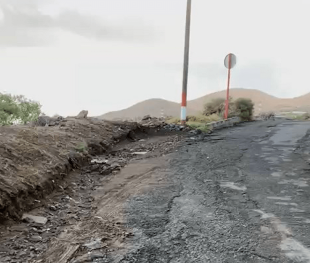 Imagen de la calle Sauce, en el barrio de Lomo Bristol (Foto TA)